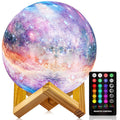 ASTROUS Moon Lamp – 3D Printed Lunar Night Light, Romantic Space Gift for Women, Kids & Home Decor