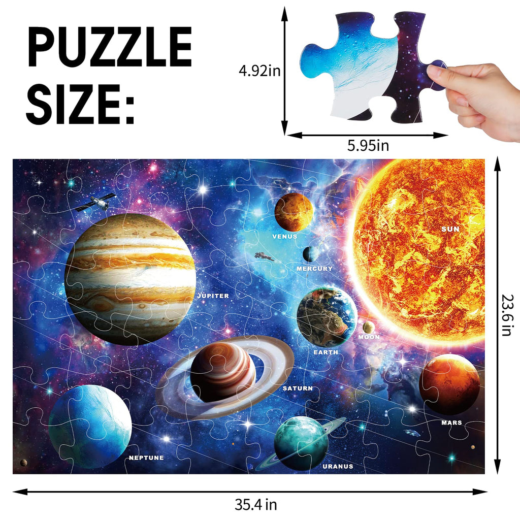 ASTROUS Space Puzzle Set – Astronomy Educational Puzzle for Kids & Adults