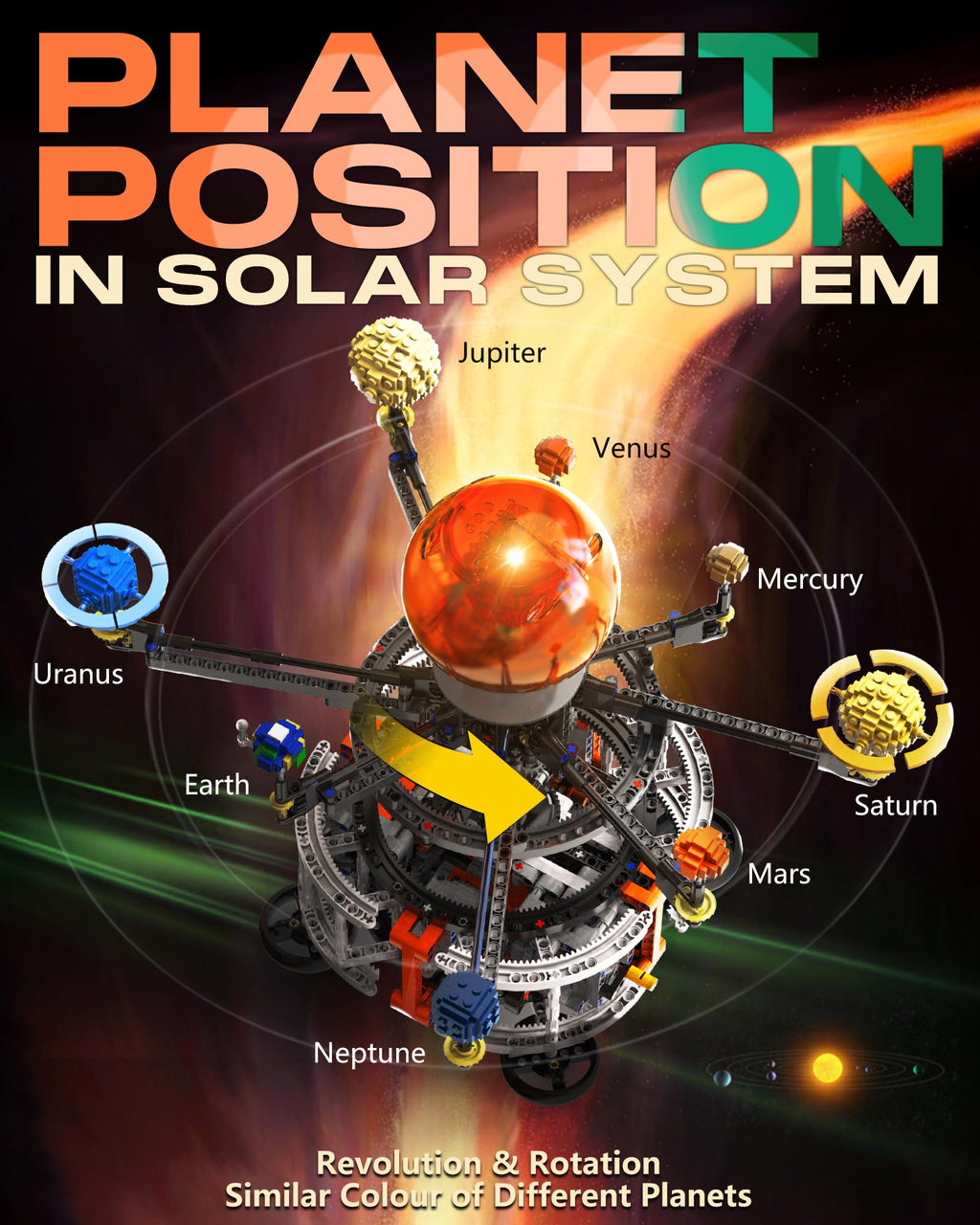 ASTROUS Build Your Solar System Kit – STEM Space Learning Model for Kids & Teens