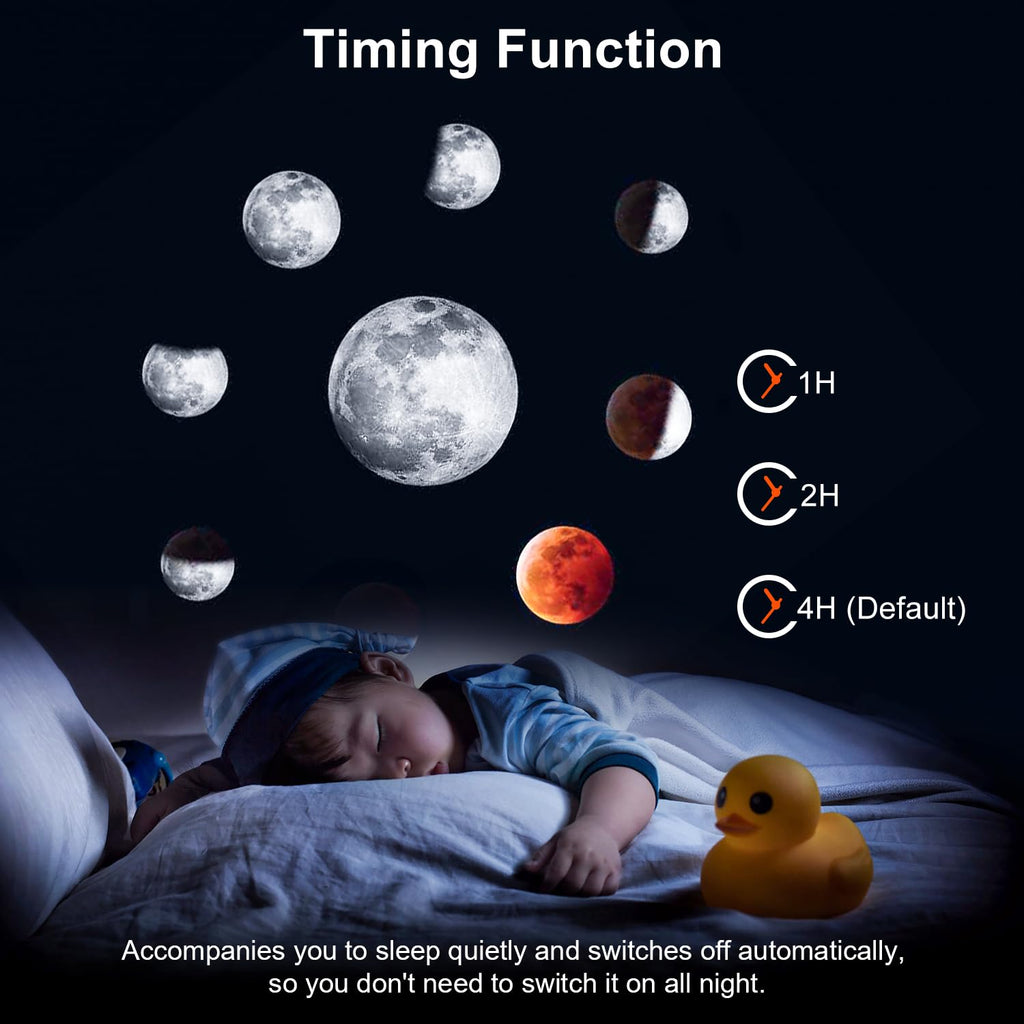 ASTROUS Galaxy Projector for Bedroom – Star Nebula Night Light with Remote, Timer & Relaxing Space Ambience Gift