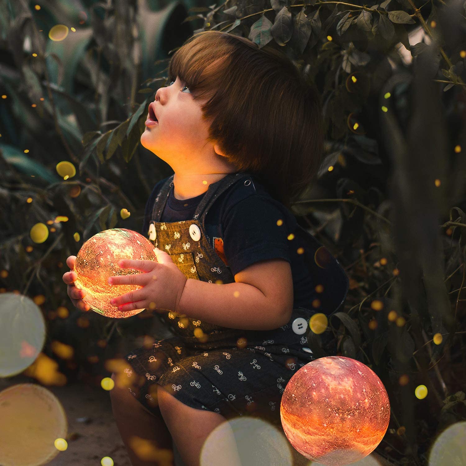 ASTROUS Moon Lamp – 3D Printed Lunar Night Light, Romantic Space Gift for Women, Kids & Home Decor