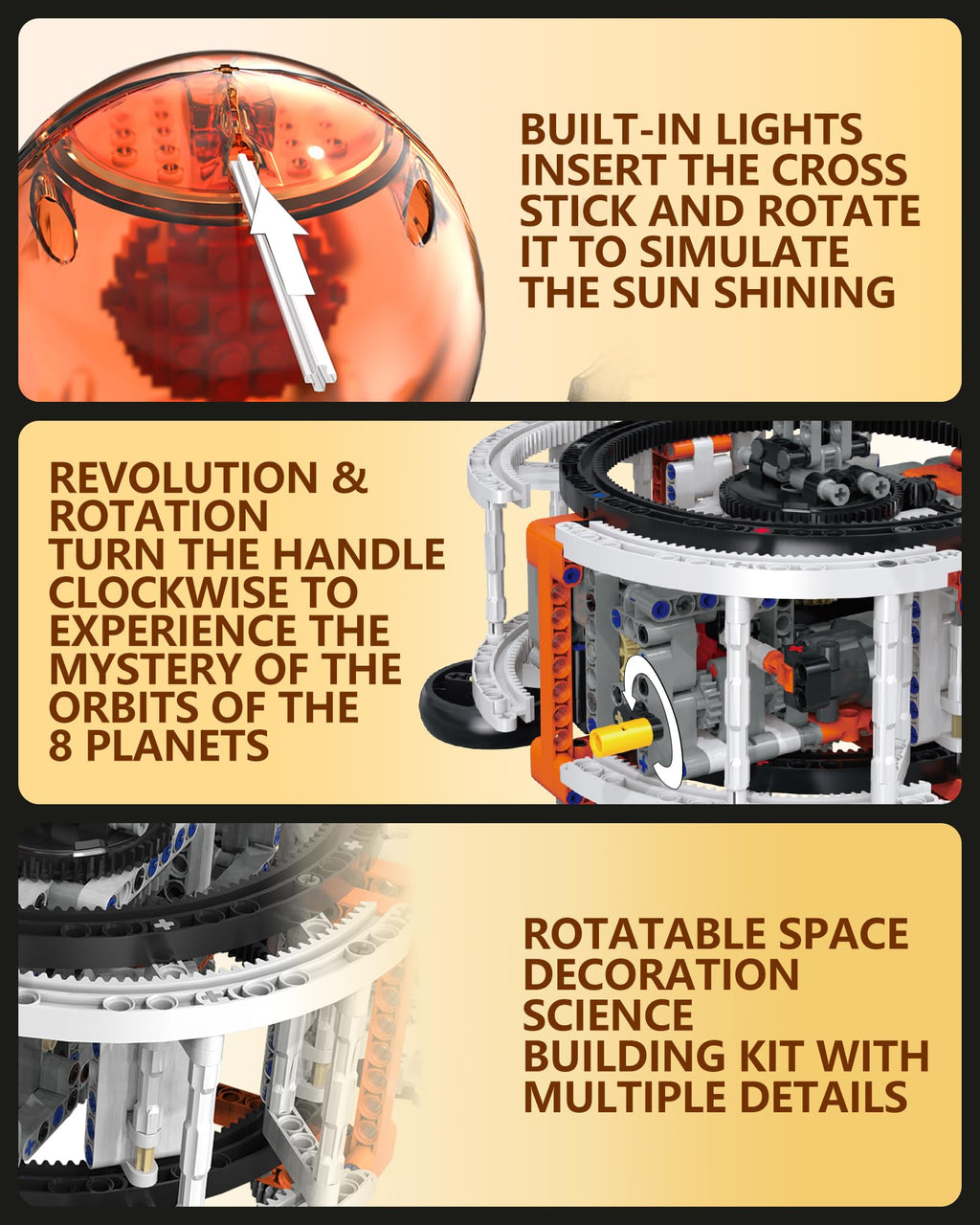 ASTROUS Build Your Solar System Kit – STEM Space Learning Model for Kids & Teens