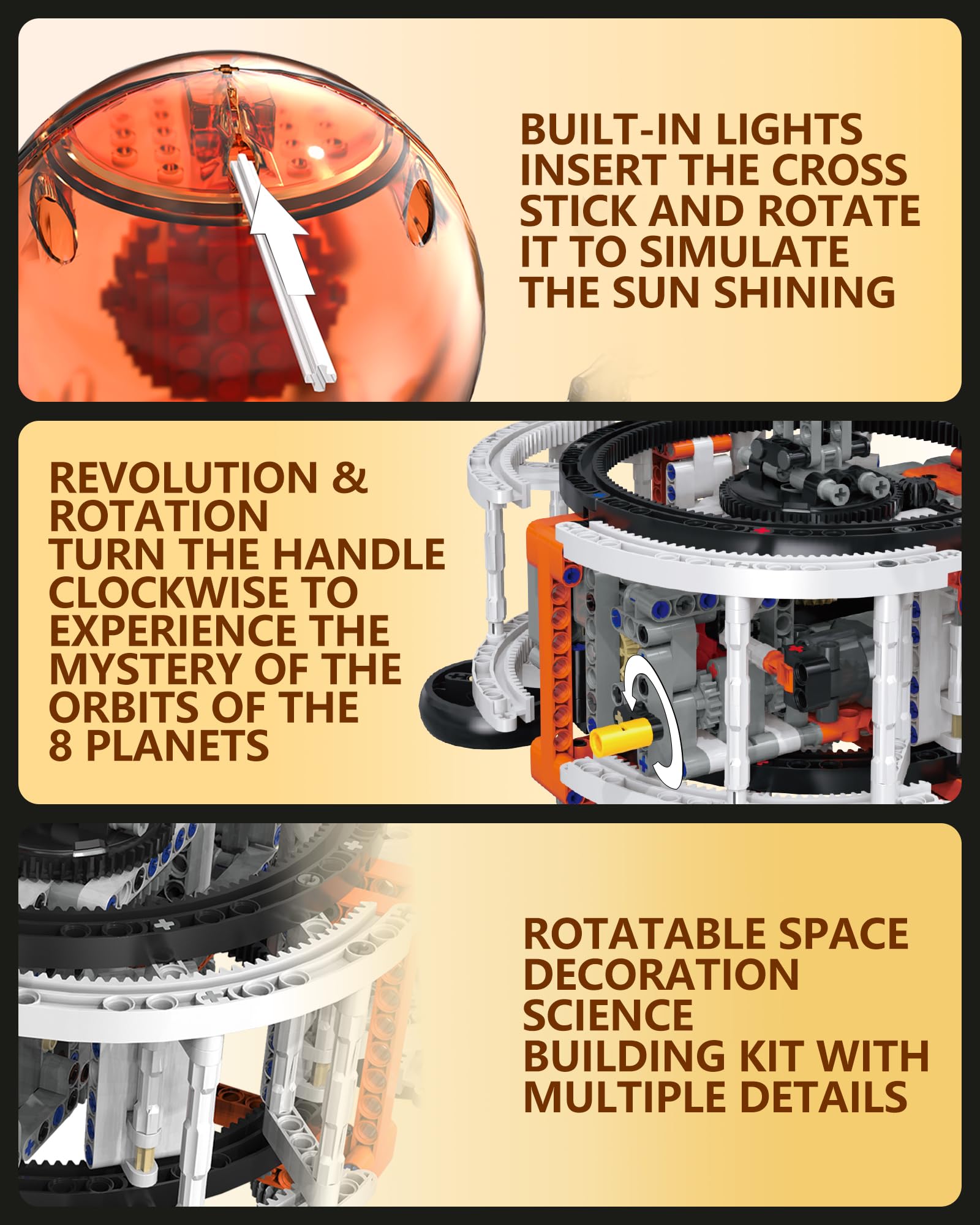 ASTROUS Build Your Solar System Kit – STEM Space Learning Model for Kids & Teens