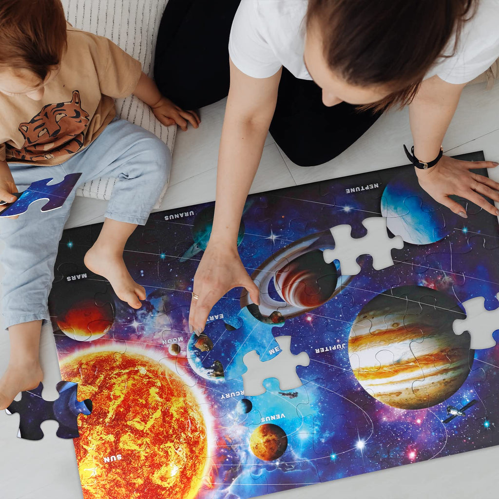 ASTROUS Space Puzzle Set – Astronomy Educational Puzzle for Kids & Adults
