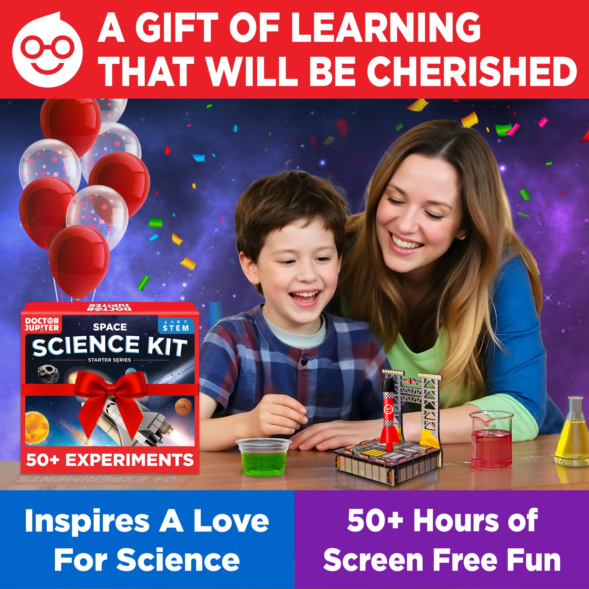 ASTROUS Space Discovery Gift Box – Premium Astronomy Gift Set with Learning Cards & Cosmic Keepsakes
